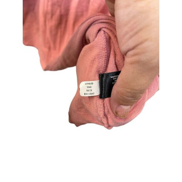 Lane Bryant Mauve Relaxed Fit Blouse Embroidered Plus Size 26-28 Cotton Lace - Picture 6 of 8